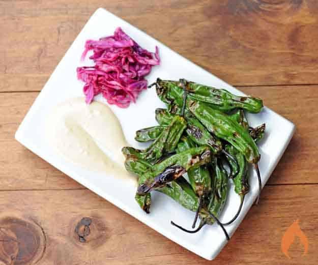 Grilling Recipes | Vegetarian Recipe Idea | Sesame Garlic Grilled Shishito Peppers | DIY Projects & Crafts by Sueeye at
