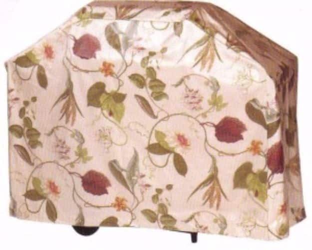 Barbecue Grill Cover, a backyard sewing project, fast enough to squeeze into a lunch break and a showpiece guests linger over