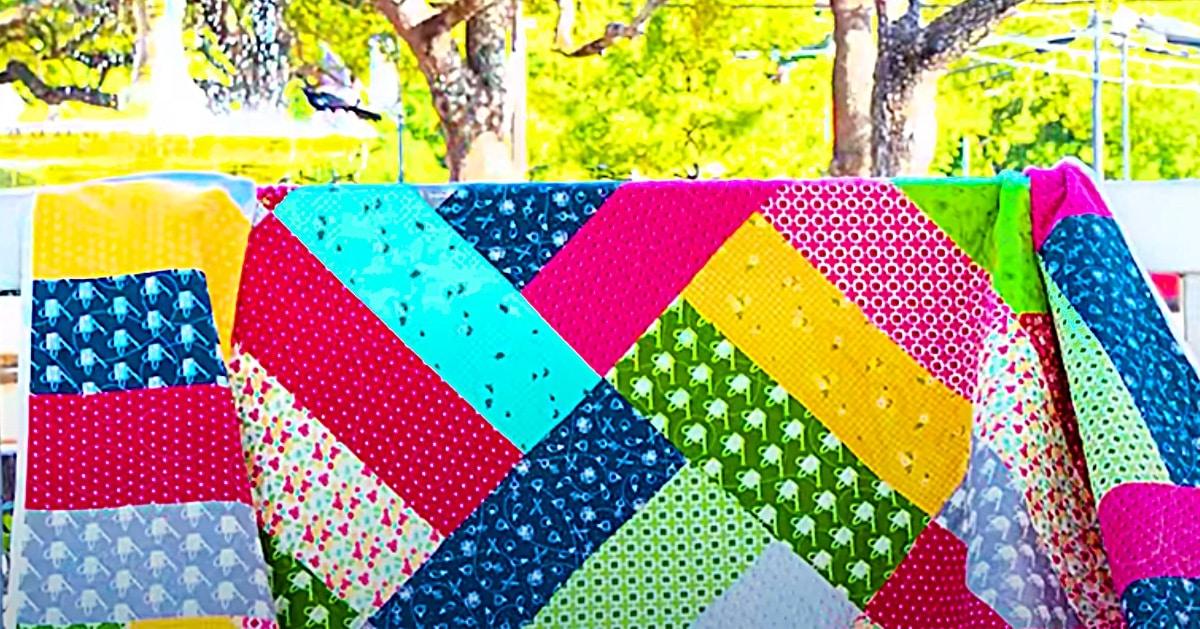 Half-Yard Shortcut Quilt With Free Pattern