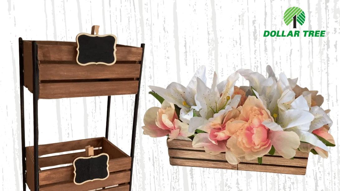 Dollar Tree Wood Crate DIY Projects