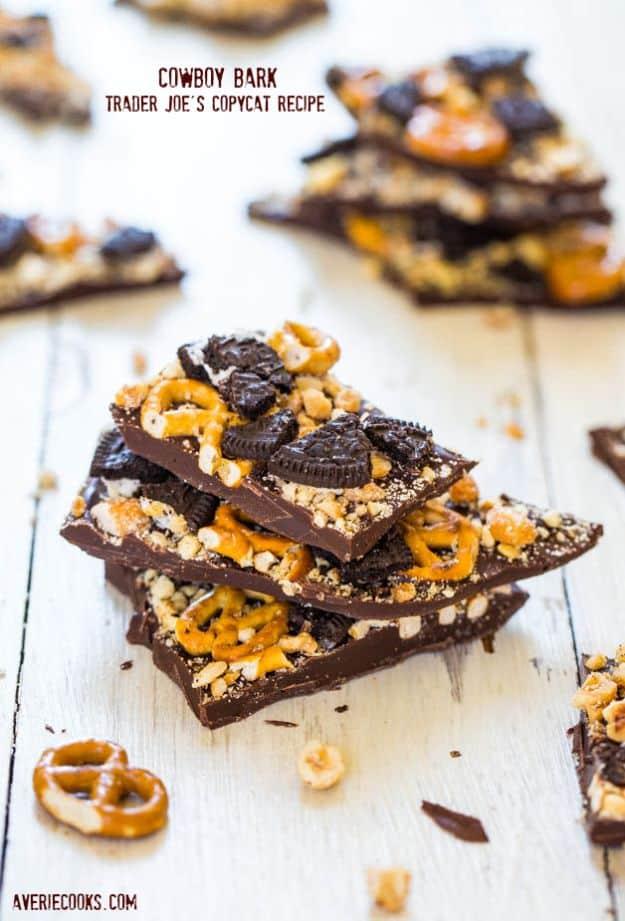 Easy Dessert Recipes - Cowboy Bark Recipe - Fast Desserts to Make In Minutes - Sweet Treats, Cookies, Cake and Snack Ideas