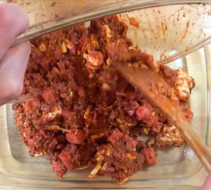 Easy to Make Chili Cheese Dog Casserole