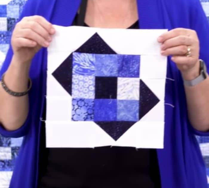 How to Make Tilted Nine Patch Quilt