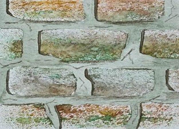 Watercolor Tutorials and Techniques - Tutorial Brick Texture In Watercolour - How To Paint With Watercolor - Make Watercolor Flowers, Ocean, Sky, Abstract People, Landscapes, Build