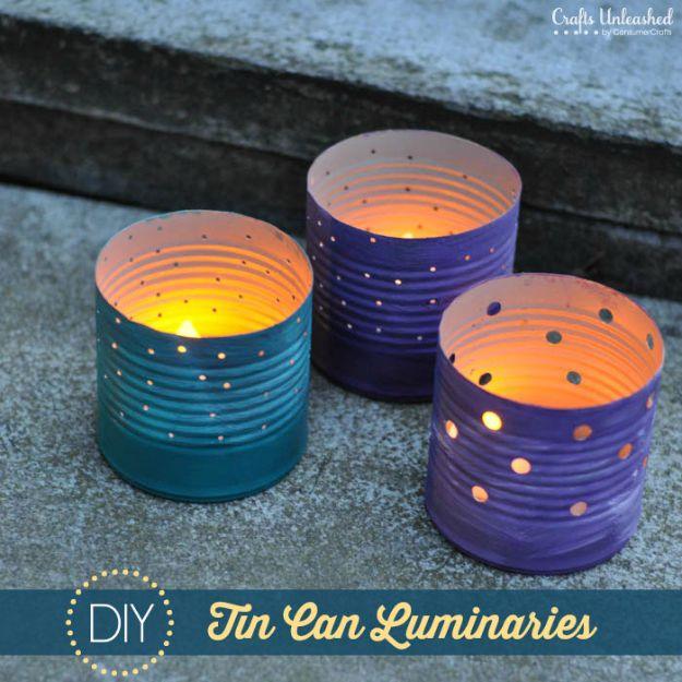 Make Your Own Recycled Luminaries, flexible enough to fit whatever materials are on hand and a keepsake worth handing down