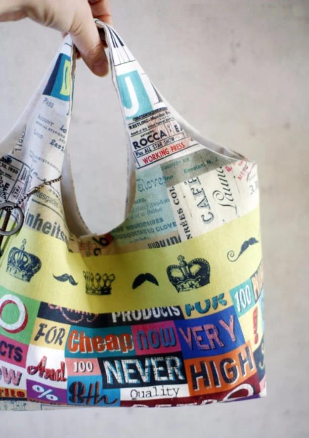 Fabric Bag Hobo DIY, a cozy handmade option worth the extra effort and better than a store bought version