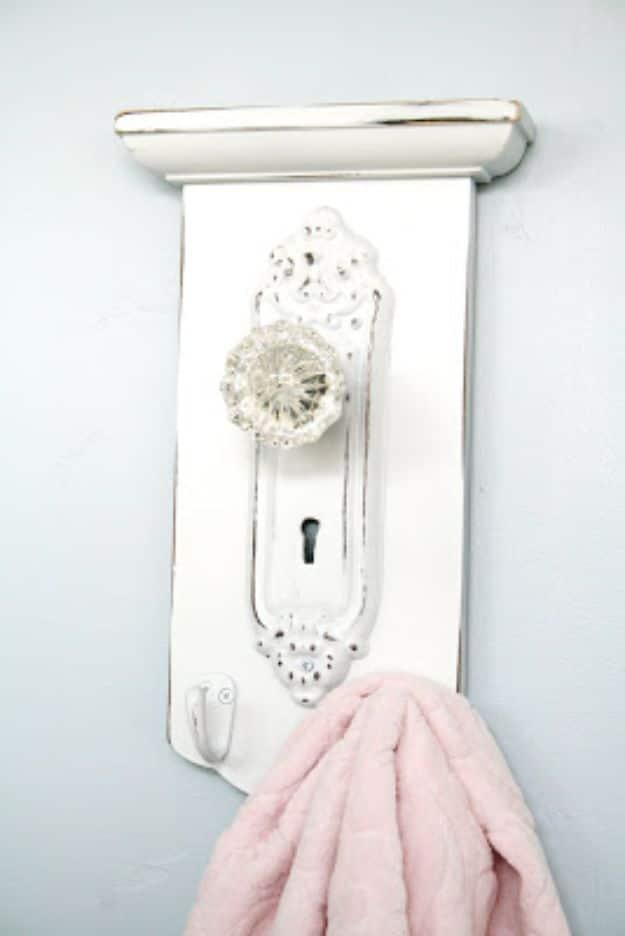 Thrift Store Towel Hanger Revamp, a beginner friendly build with no special tools required and a keepsake worth handing down