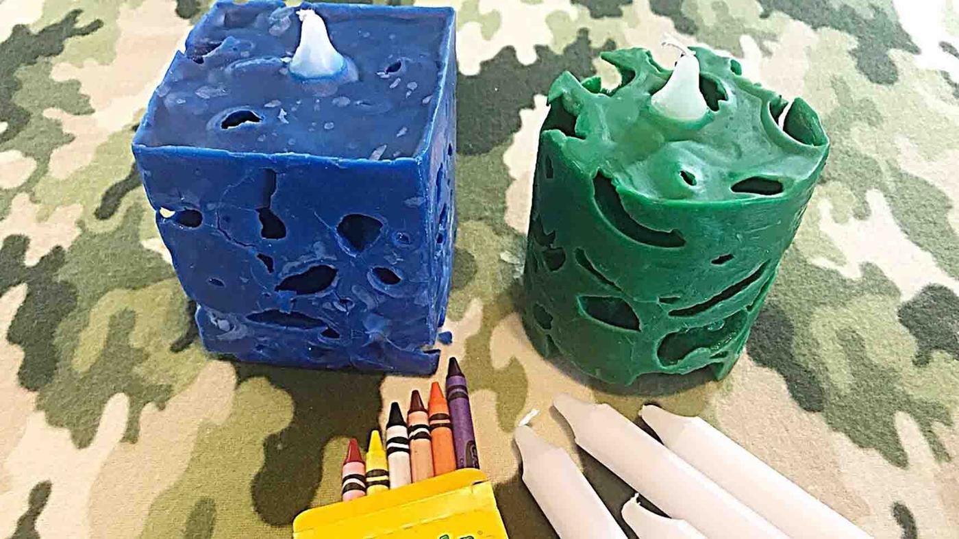 DIY Ice Candles Using Dollar Tree Supplies
