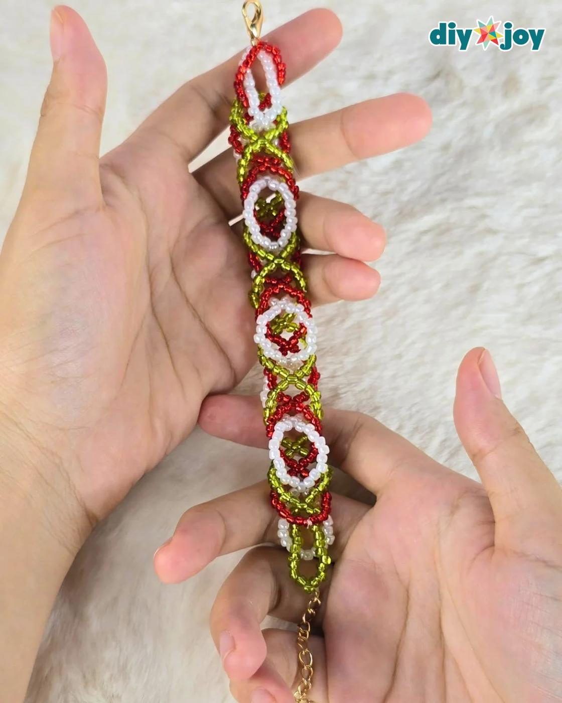 Easy Beaded Bracelet — how to make beaded bracelet at home