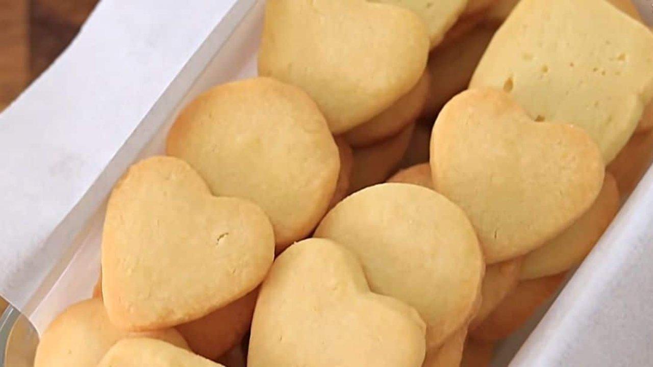 3-Ingredient Butter Cookie Recipe