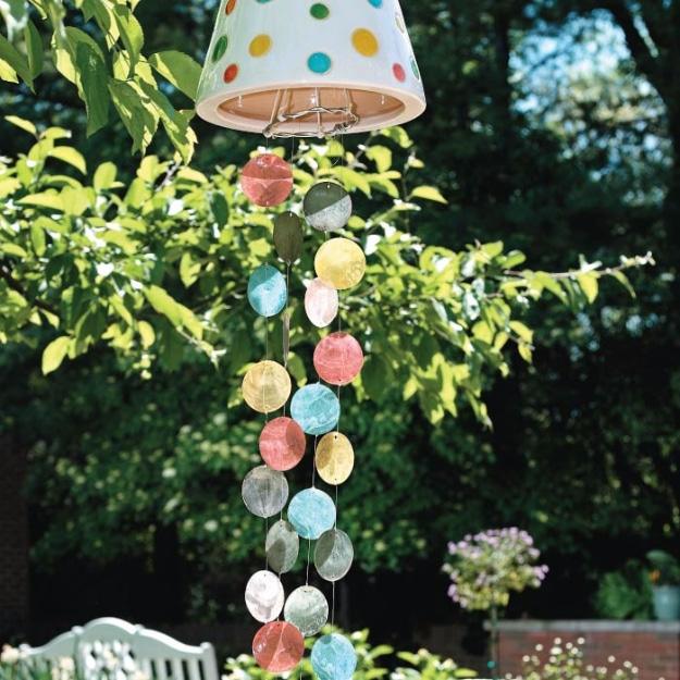 DIY Colorful Wind Chimes, simple enough for a first attempt at the technique and a centerpiece that gets noticed first