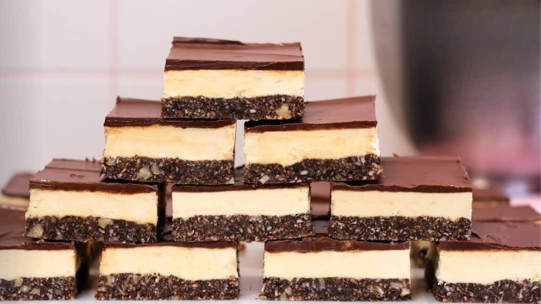 Crunchy Chocolate Coconut Custard Bars