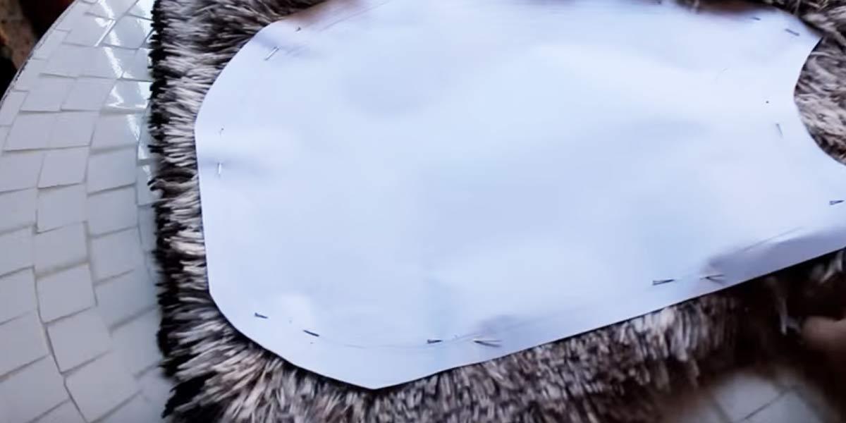 You’ll Be Surprised When You See The Adorable Thing She Makes After She Cuts A Pattern Out Of Fur!