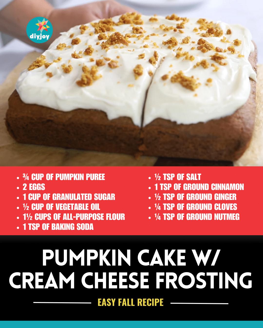 Easy-To-Make Pumpkin Cake