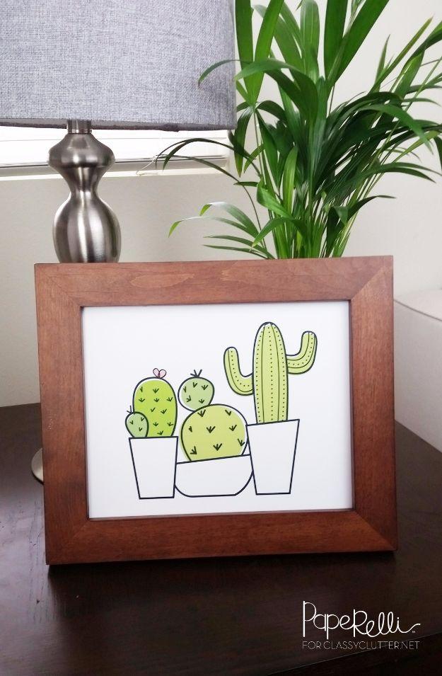 Free Cactus Printable, a no fuss digital pick, no design skills needed since the file is already finished