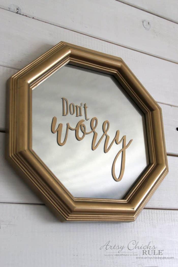 Don't Worry Be Happy Signs, a farmhouse wall statement, easy to scale up for a full batch and a keepsake worth handing down