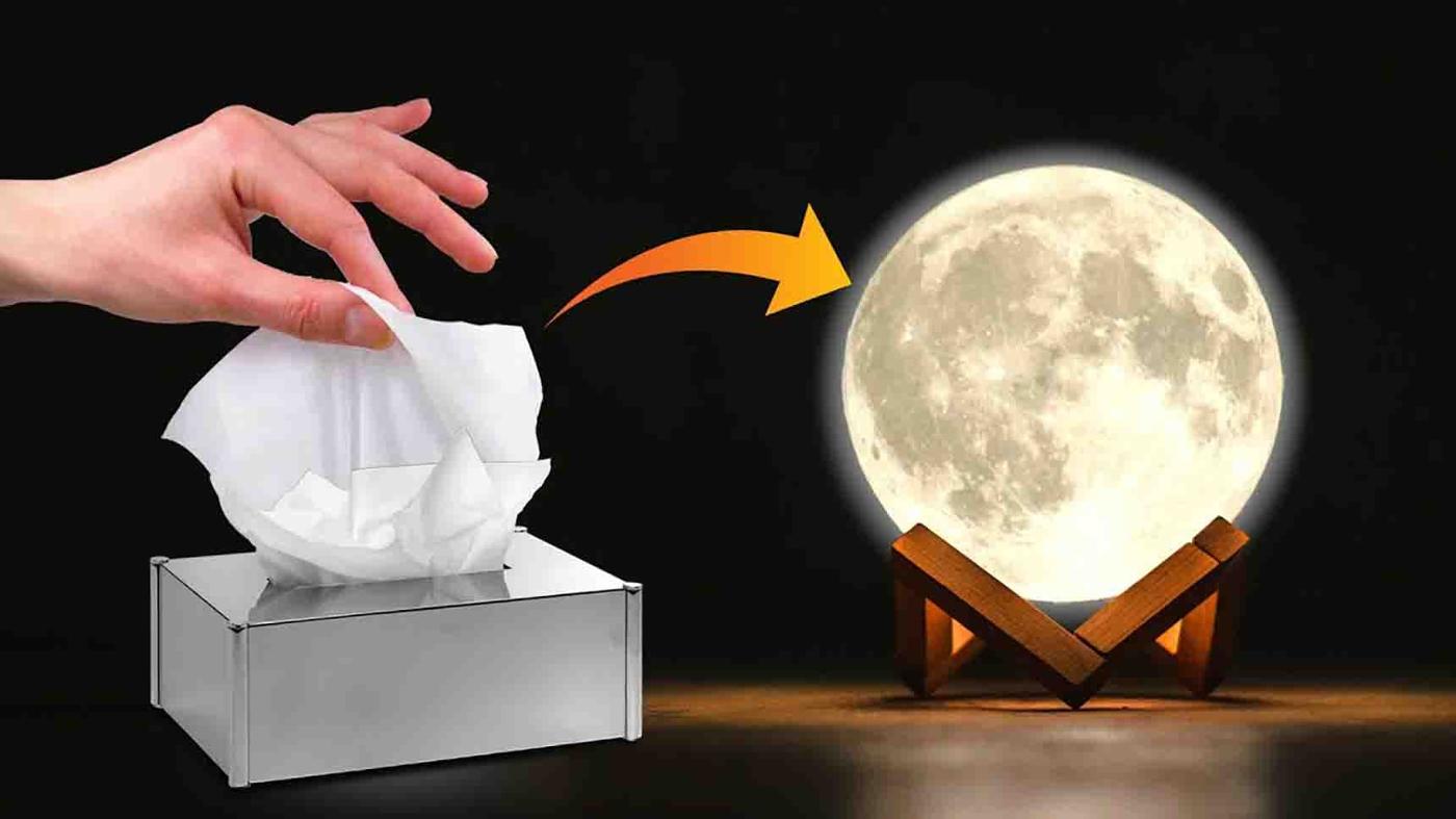 Easy DIY Moon Lamp Tutorial