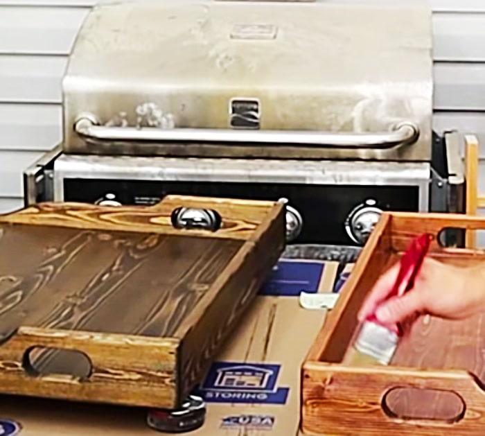 How To Stain Wood - Minwax Stain Ideas - Farmhouse Kitchen Ideas