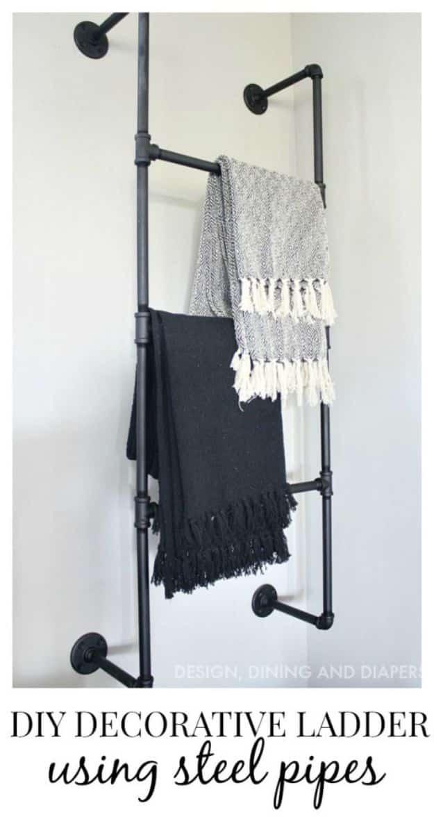 DIY Decorative Ladder, an urban loft accent, easy to scale up for a whole batch and a keepsake worth handing down