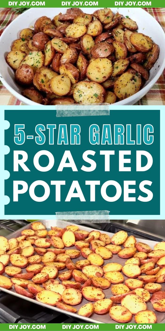 Easy 5-Star Garlic Roasted Potatoes Recipe