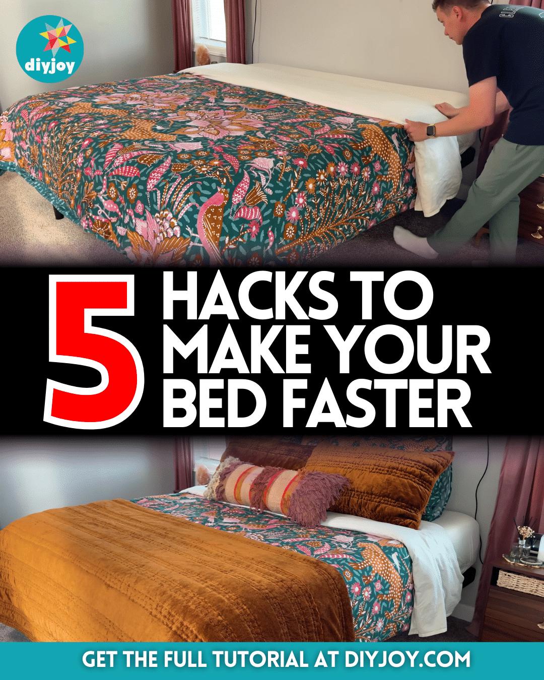 5 Hacks to Make Your Bed Faster