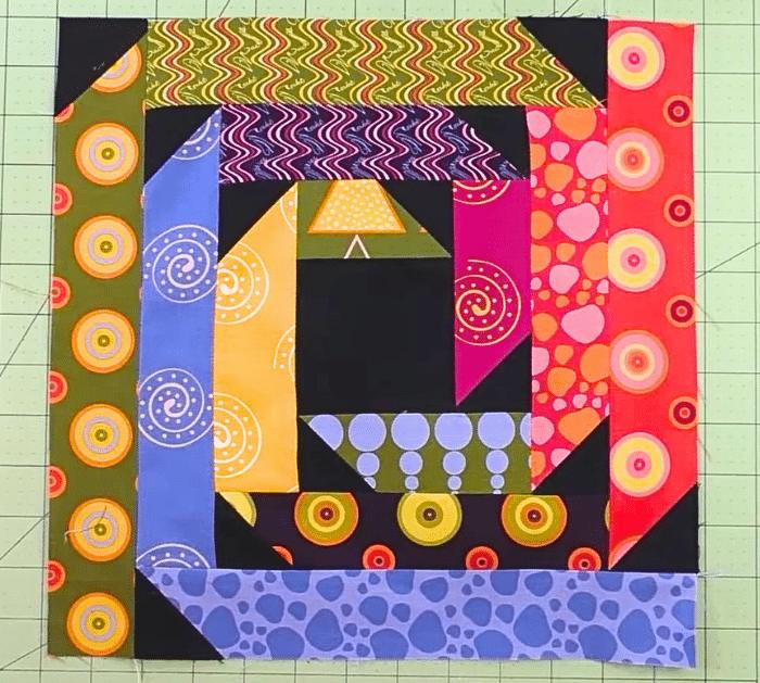 How to Make Cabin Frenzy Quilt Block