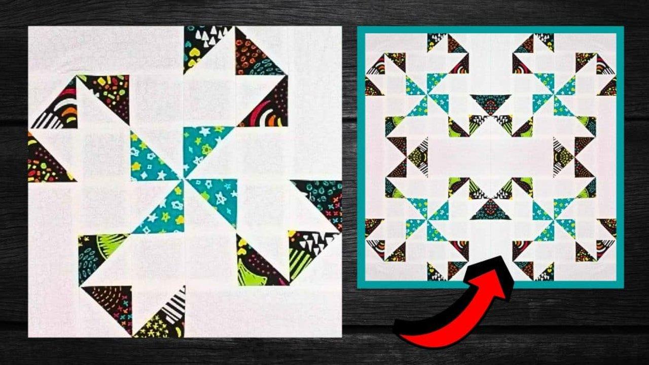Easy Oklahoma Twister Quilt Block Tutorial