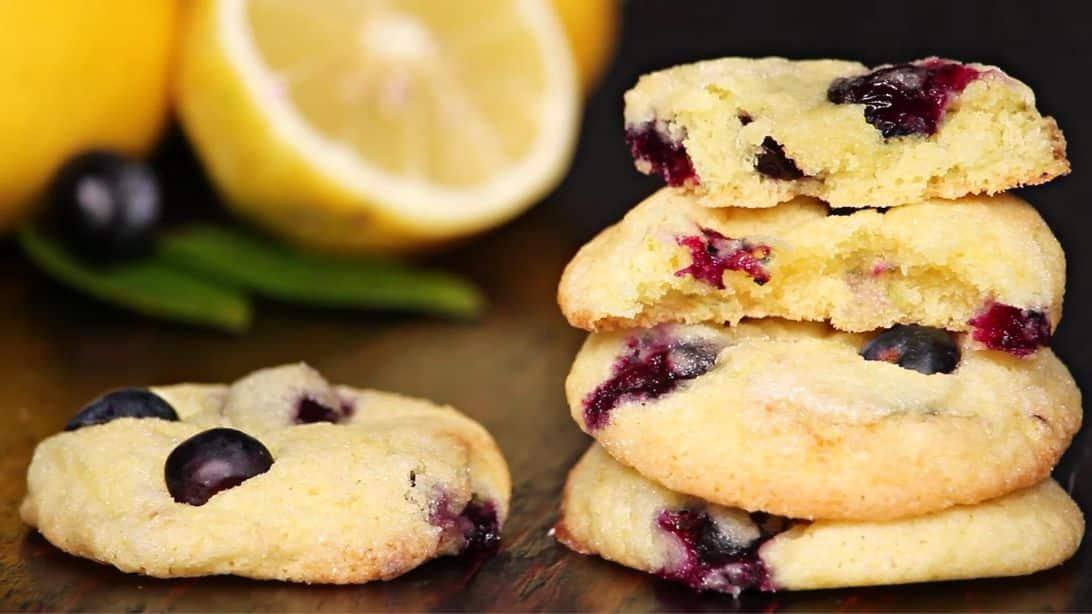 Easy Blueberry Lemon Soft Cookies Recipe