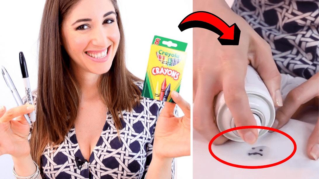 How to Get Rid of Ink and Crayon Stains