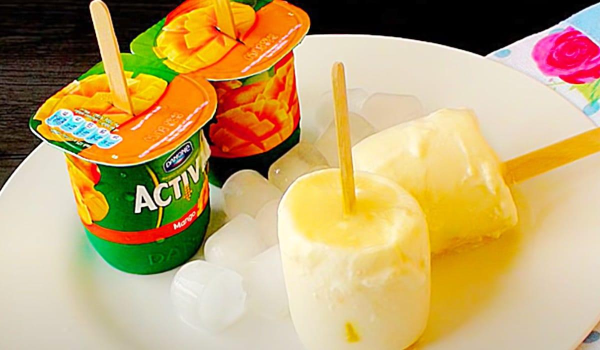 Frozen Yogurt Popsicle Hack