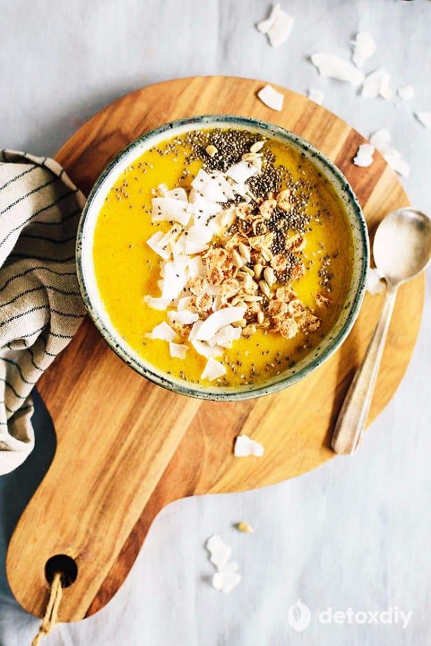 Mango and Coconut Smoothie Bowl, light on cleanup with just one pan to wash and a treat that feels like a genuine occasion