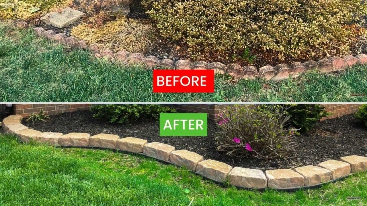 Easy No Dig Landscaping Border