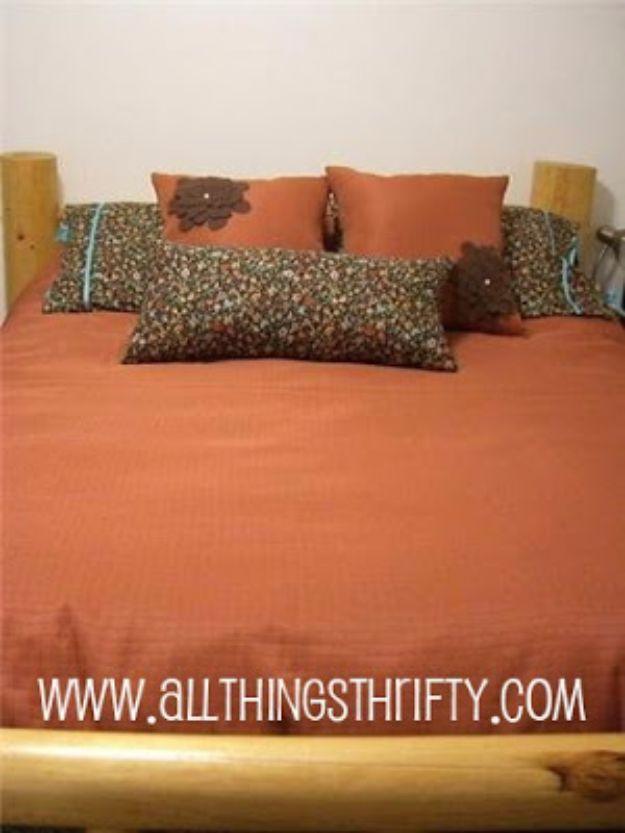 Super Easy Duvet Cover, simple enough for a first weekend project and a look that gets noticed the moment guests walk in