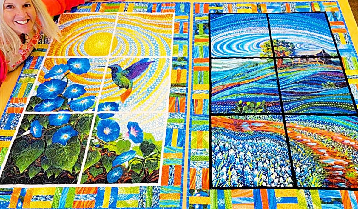 French Door Panel With Free Pattern