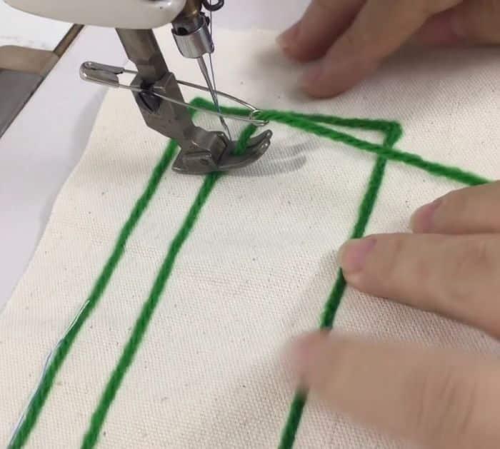 Sewing hacks with a safety pin