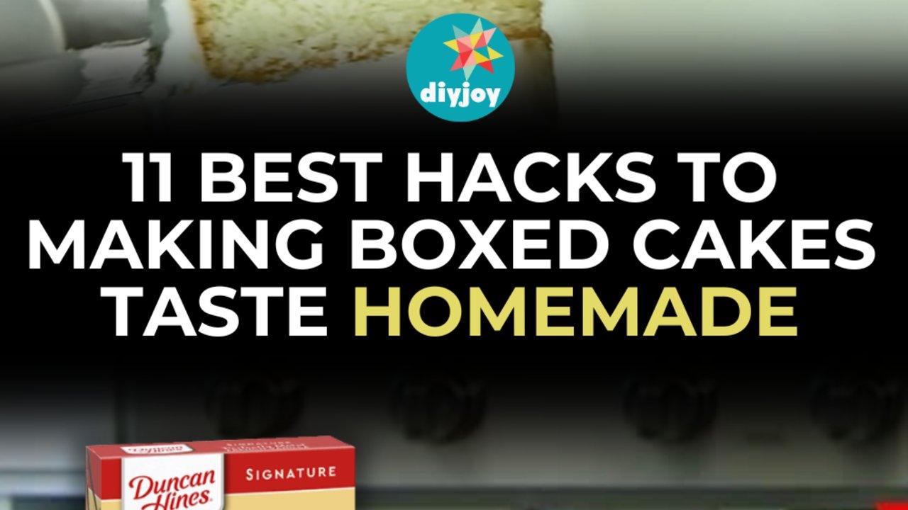 11 Best Hacks to Making Boxed Cakes Taste Homemade