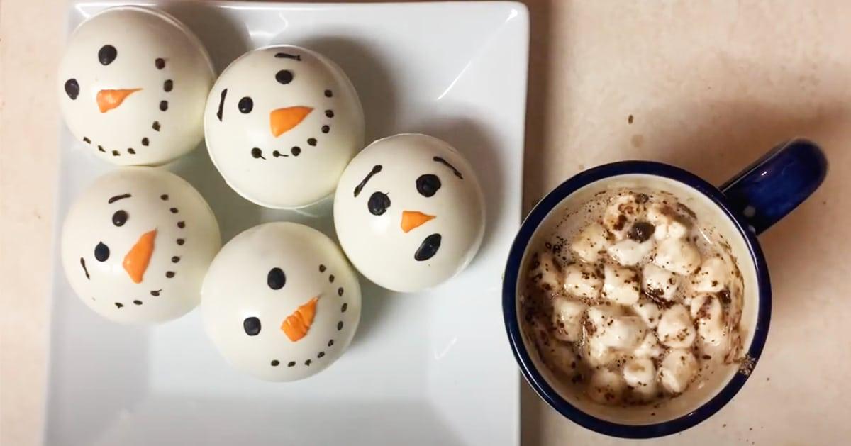 Snowman Hot Chocolate Bomb Recipe