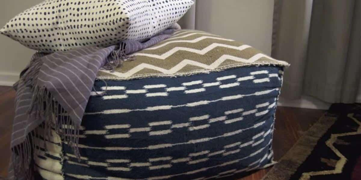 He Makes An Awesome “Pouf” Ottoman For Foot Comfort When He’s Watching TV