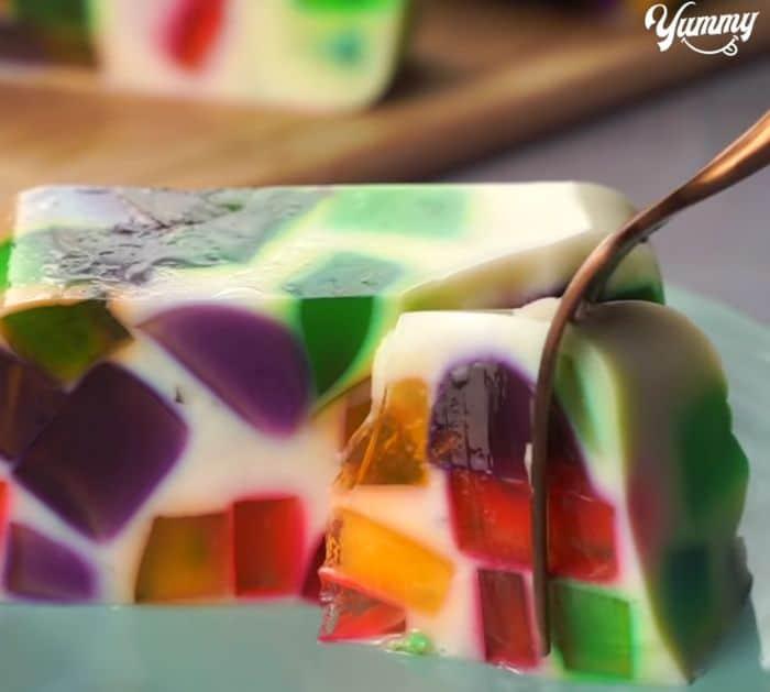 How To Make No-Bake Broken Glass Jelly Pudding