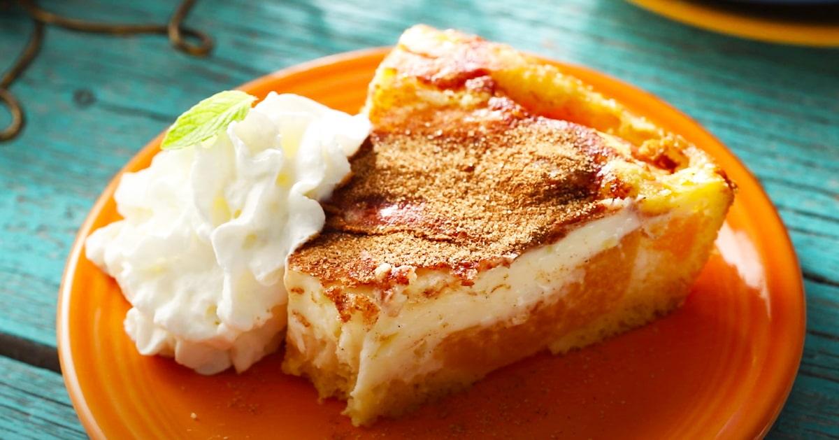 Peaches and Cream Pie Recipe