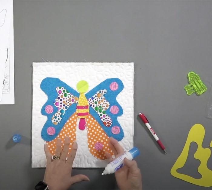 steps for butterfly kisses quilt