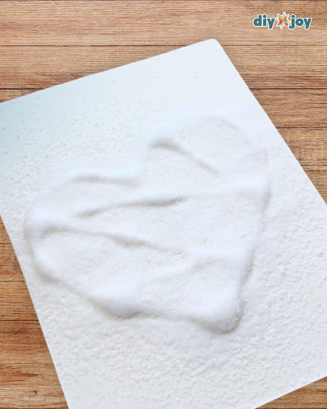 Easy Painting Salt And Glue — painting with salt - easy things to paint