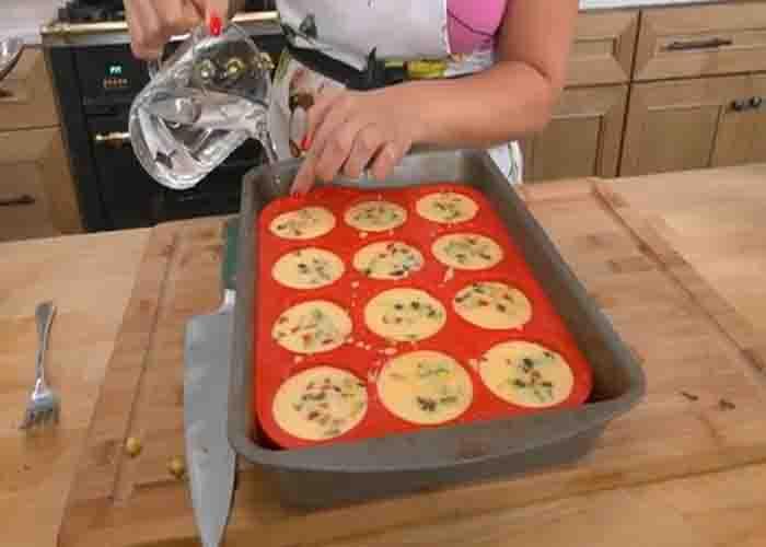 Baking the egg bites