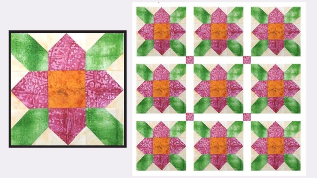 Easy Flower Block Tutorial
