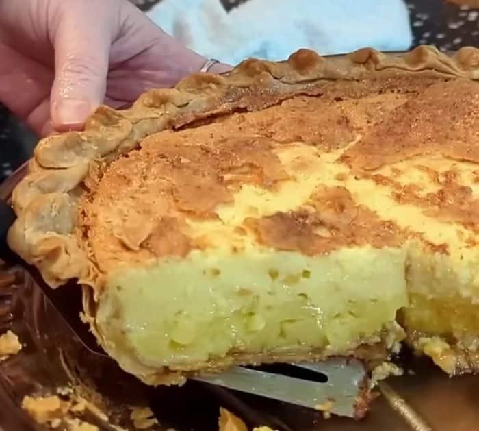 Easy Old Fashioned Deep Dish Custard Pie Recipe