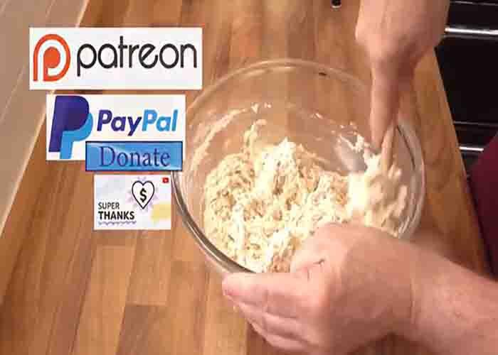 Making the bread dough