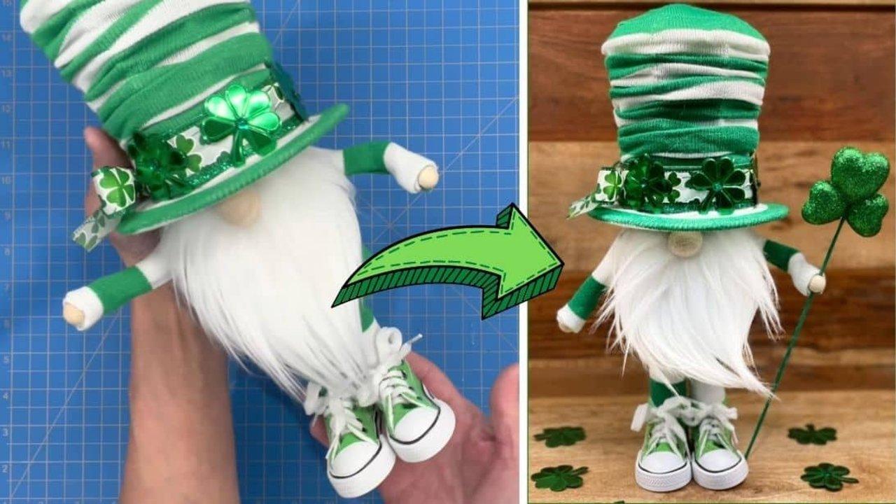 Dollar Tree St. Patrick’s Day Gnome Tutorial