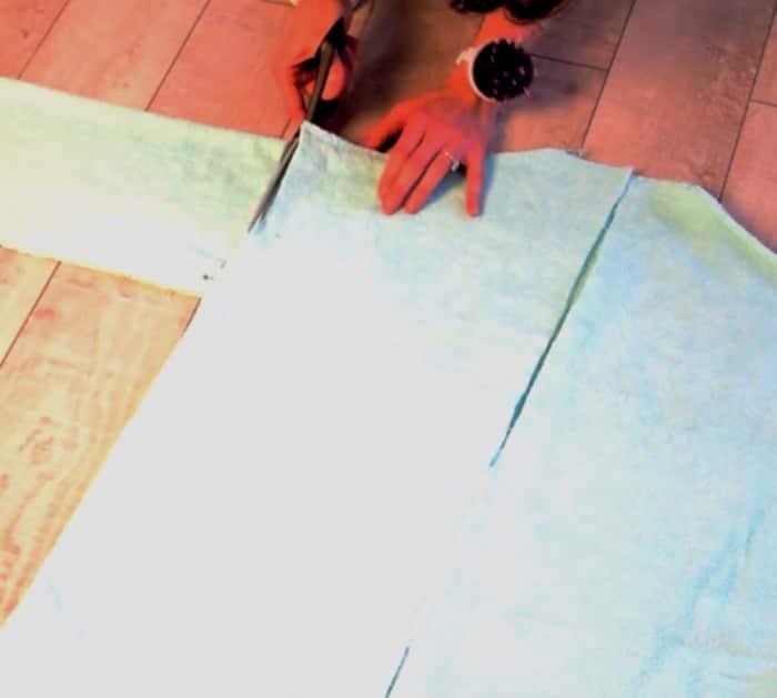 Make quick easy cheap terry bathrobe with no pattern