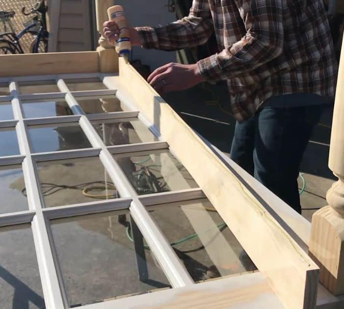 Easy Repurposed Door Project Idea