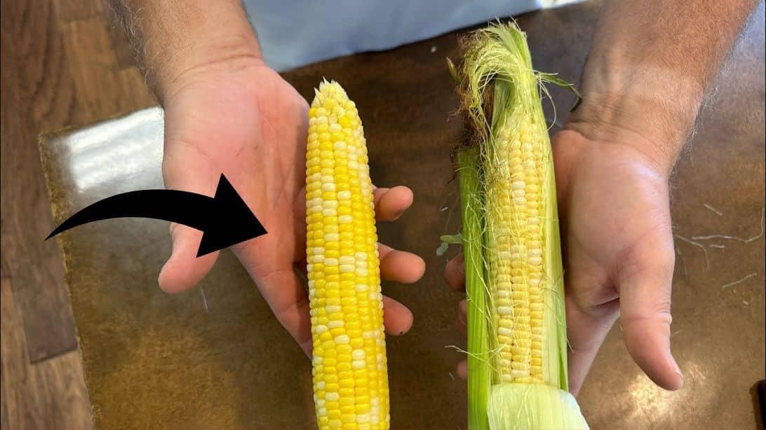 Quick Way to Remove Corn Silk